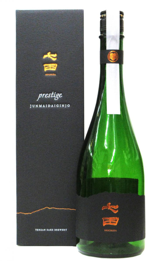 七田 純米大吟醸「prestige（プレステージ）」（専用化粧箱入り） 720ml（1本）