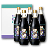 紫峰醤油セット（1000ml×5本入り）