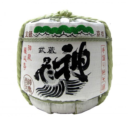 神亀 菰樽（辛口純米酒）化粧箱入り 1800ml（1本）