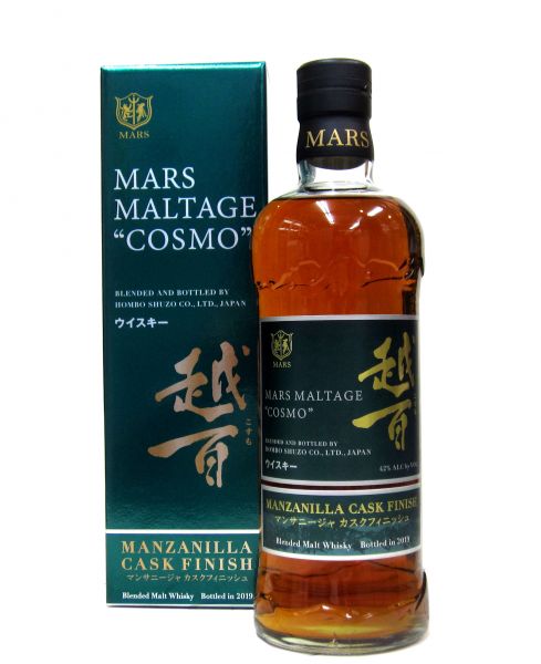 マルスモルテージ越百　マンサニージャ カスクフィニッシュ Bottled in 2022（専用化粧箱入り）