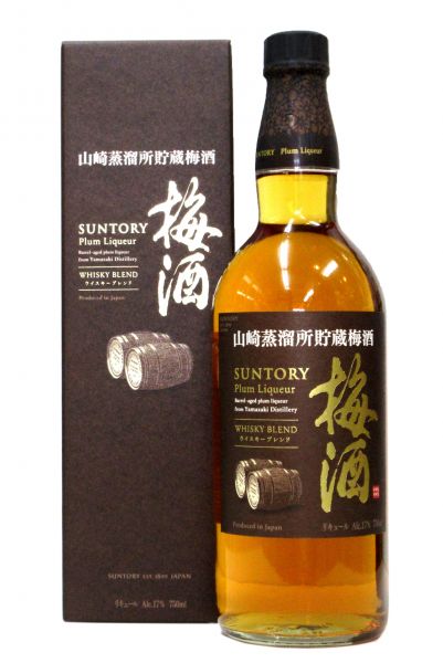 山崎蒸留所貯蔵梅酒 ウイスキーブレンド（グレーンウイスキーブレンド・化粧箱入り） 750ml（1本）